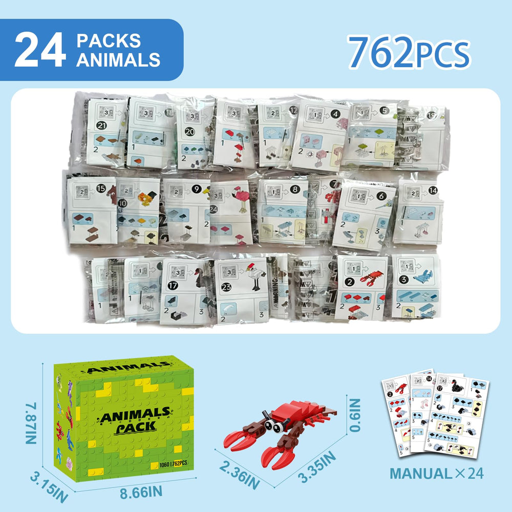 ENJBRICK 762 pieces offer varied building fun and collection.