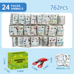 ENJBRICK 762 pieces offer varied building fun and collection.