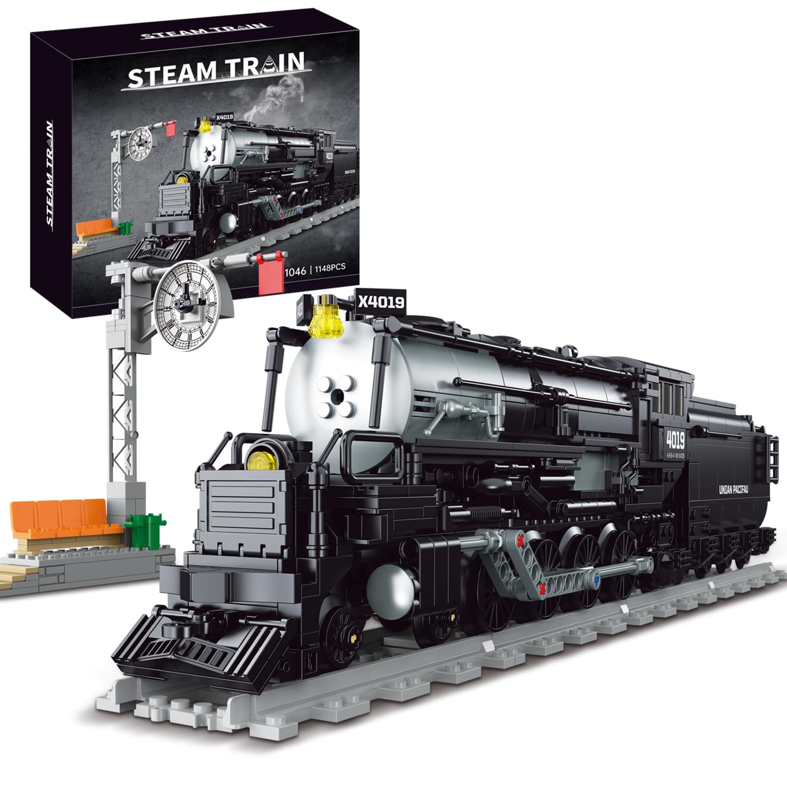 ENJBRICK City Train assembly box promoting creativity during family building sessions.