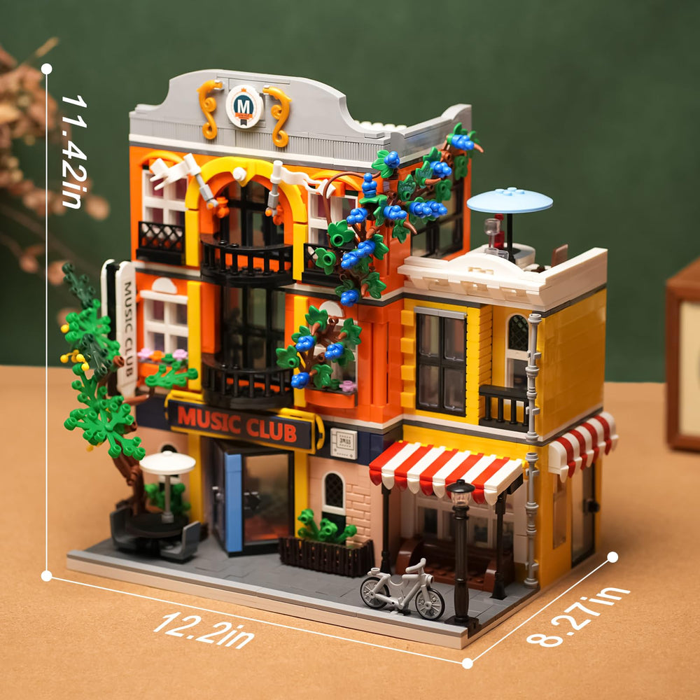 ENJBRICK Flowers City Jazz Club detachable floors allow easy interior access.