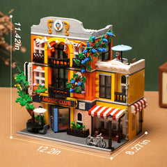ENJBRICK Flowers City Jazz Club detachable floors allow easy interior access.