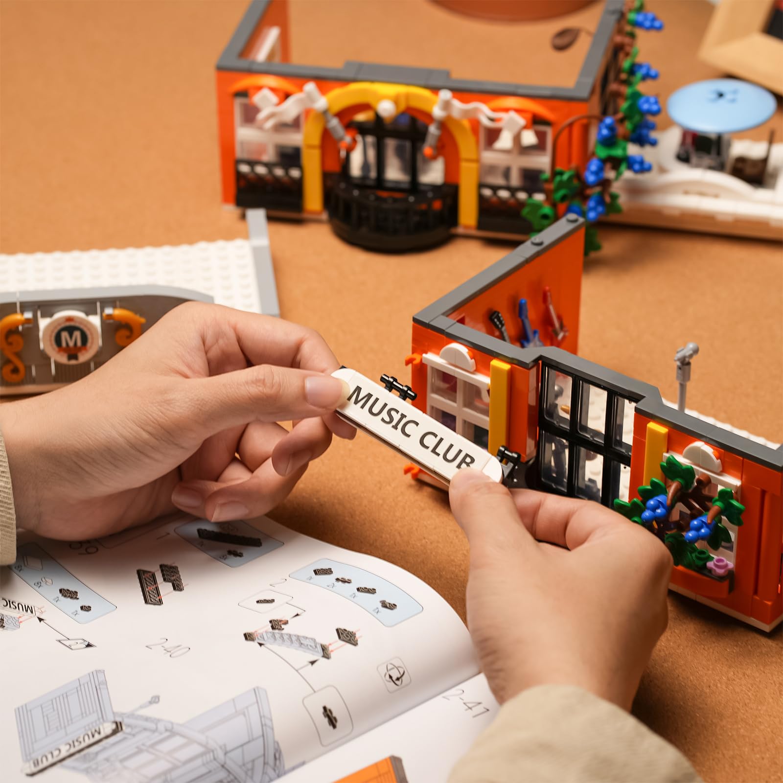 ENJBRICK Flowers City Jazz Club rooms detail captures thoughtful craftsmanship for display.