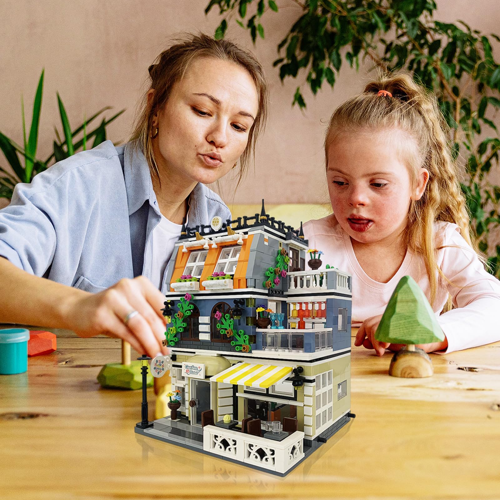 ENJBRICK Garden Hotel instructions provide clear steps for confident building.