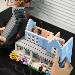 ENJBRICK Gilmore House dining area supports family style play and decorative arrangement
