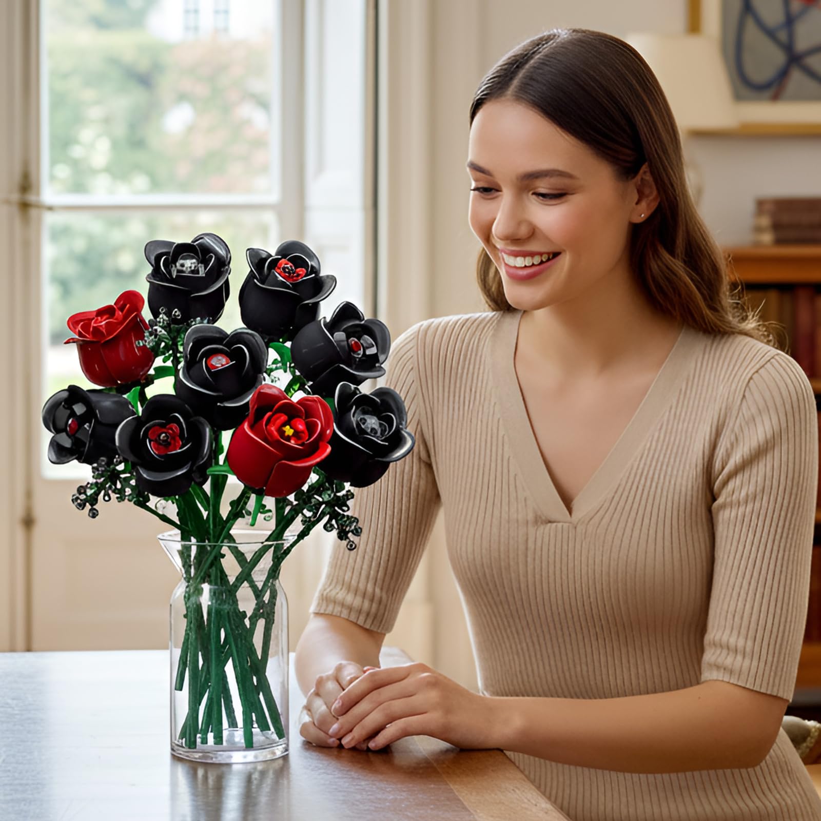 ENJBRICK gothic home decor arrangement for timeless ambience.