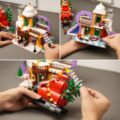 ENJBRICK lights bring a magical glow to the holiday scene