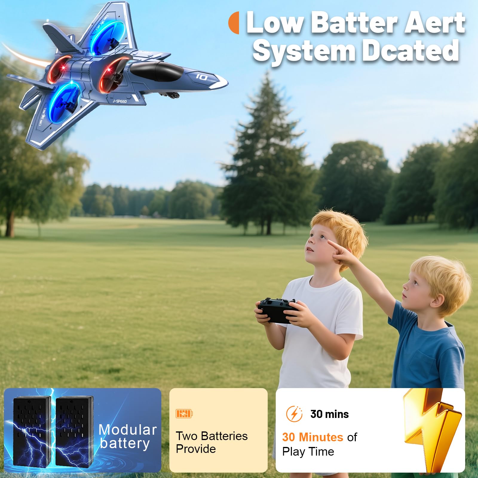 ENJOYFLY Foam RC Airplane is easy to fly for beginners and family fun