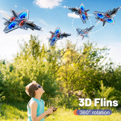 ENJOYFLY Foam RC Airplane includes headless mode for easy orientation