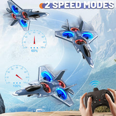ENJOYFLY Foam RC Airplane has protected propellers to help prevent crashes