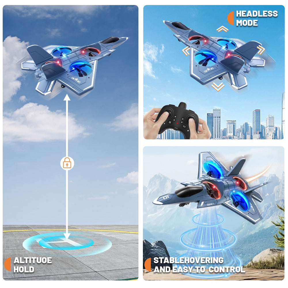 ENJOYFLY Foam RC Airplane uses soft EPP foam for durability