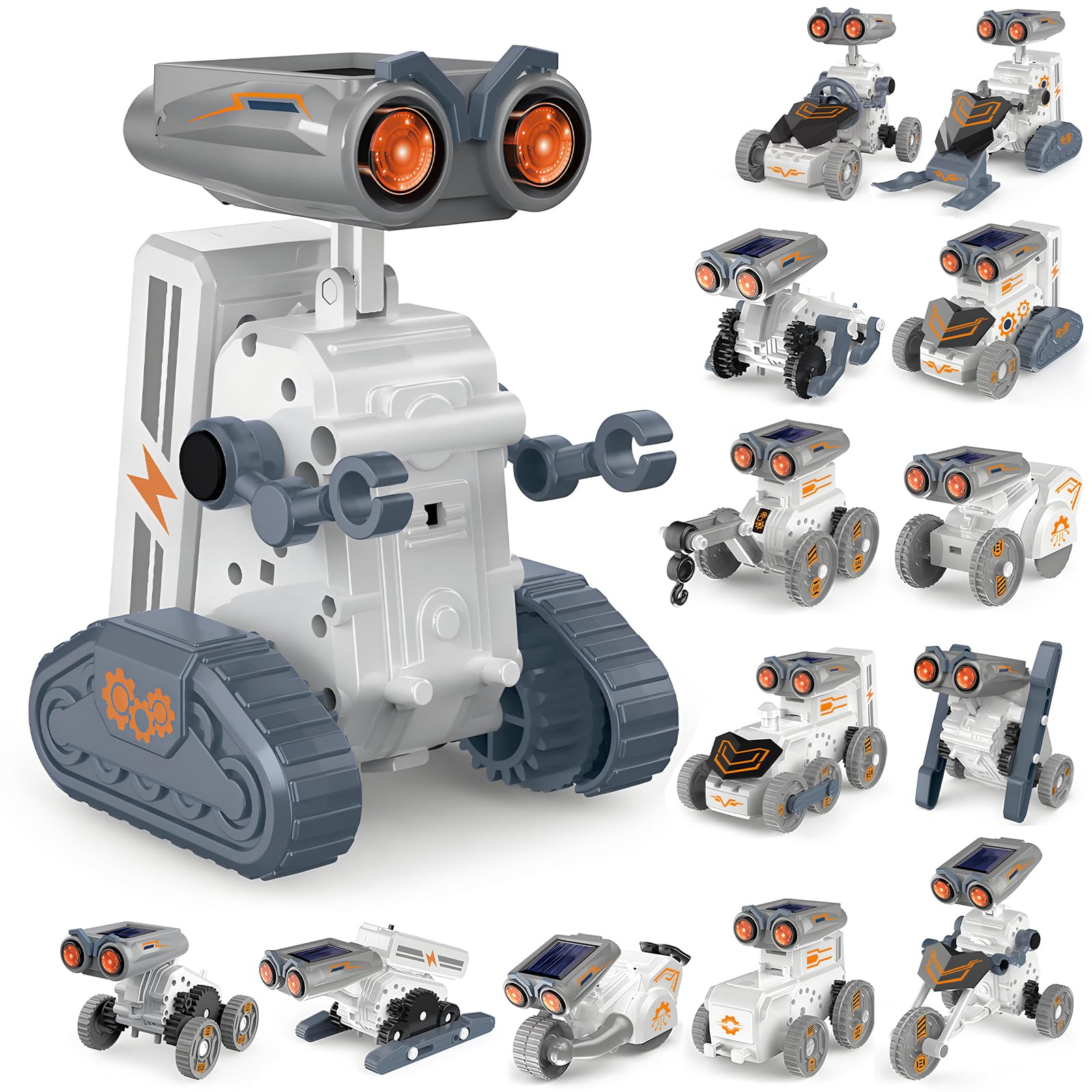 ENJOYFLY STEM robot with assembly process for easy, stable building