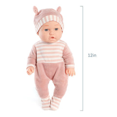 Enjoyin adorable outfit on the doll for styling playtime.