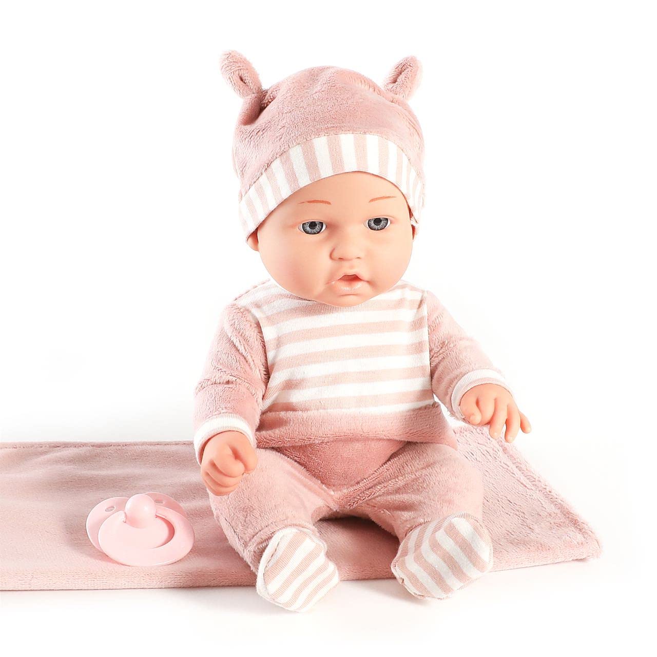 Enjoyin soft pillow completes a cozy nursery play setup.