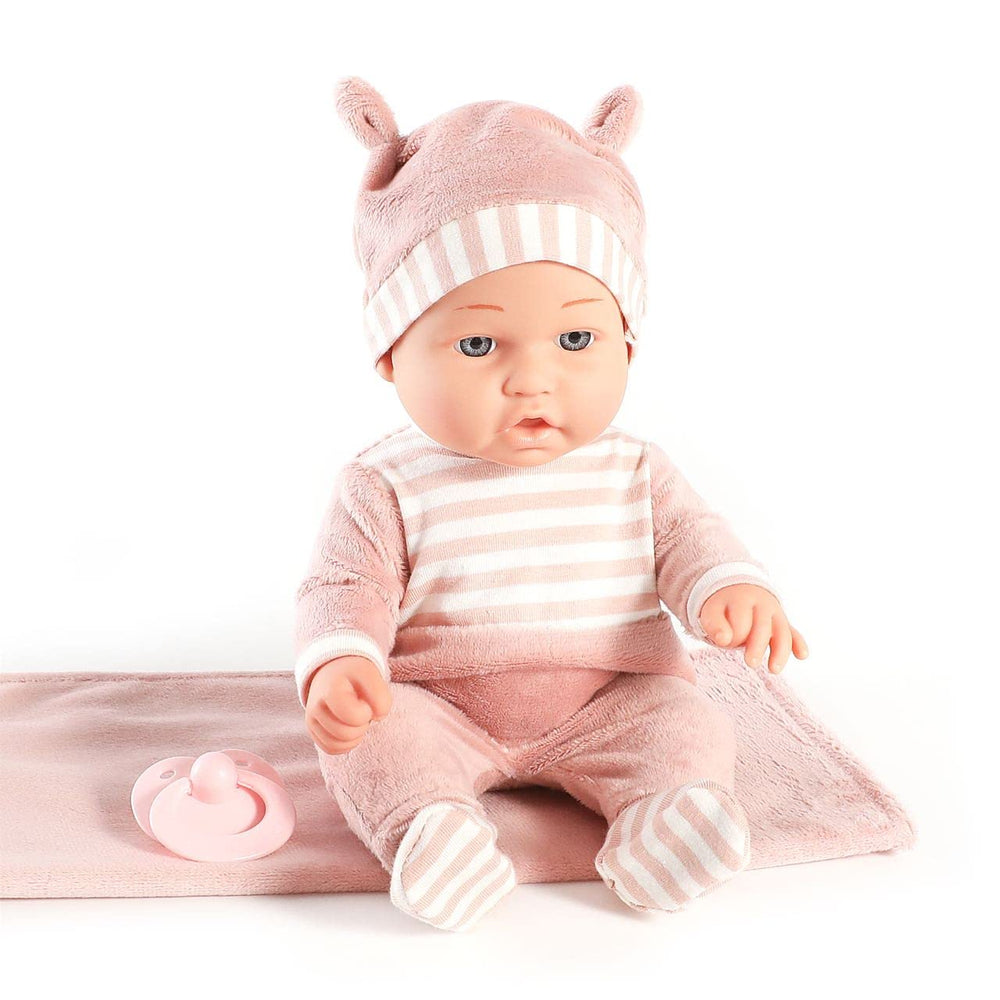 Enjoyin soft pillow completes a cozy nursery play setup.