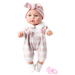 Enjoyin pretend-play doll encourages caring interactions.