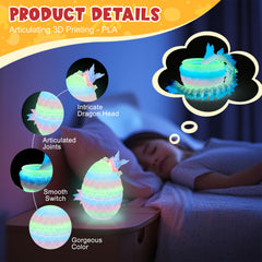ENJOYJOY Collectible dragon eggs set great for display and gifting.