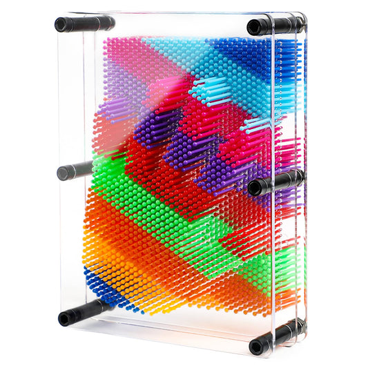 ENJSD 3D Pin Art wall impression sparks kid imagination