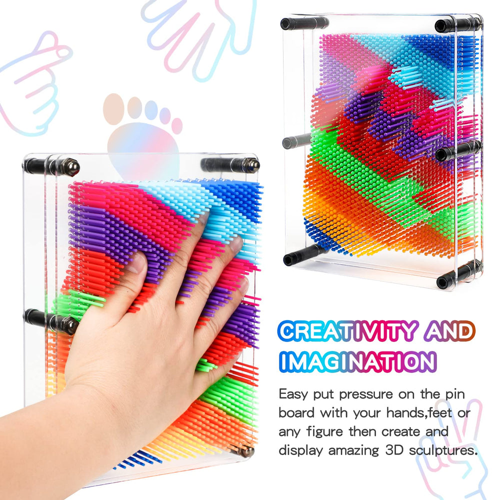 ENJSD Pin Art desk decor doubles as playful learning aid