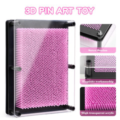 ENJSD Pin Art Impression side view showing object profile capability.