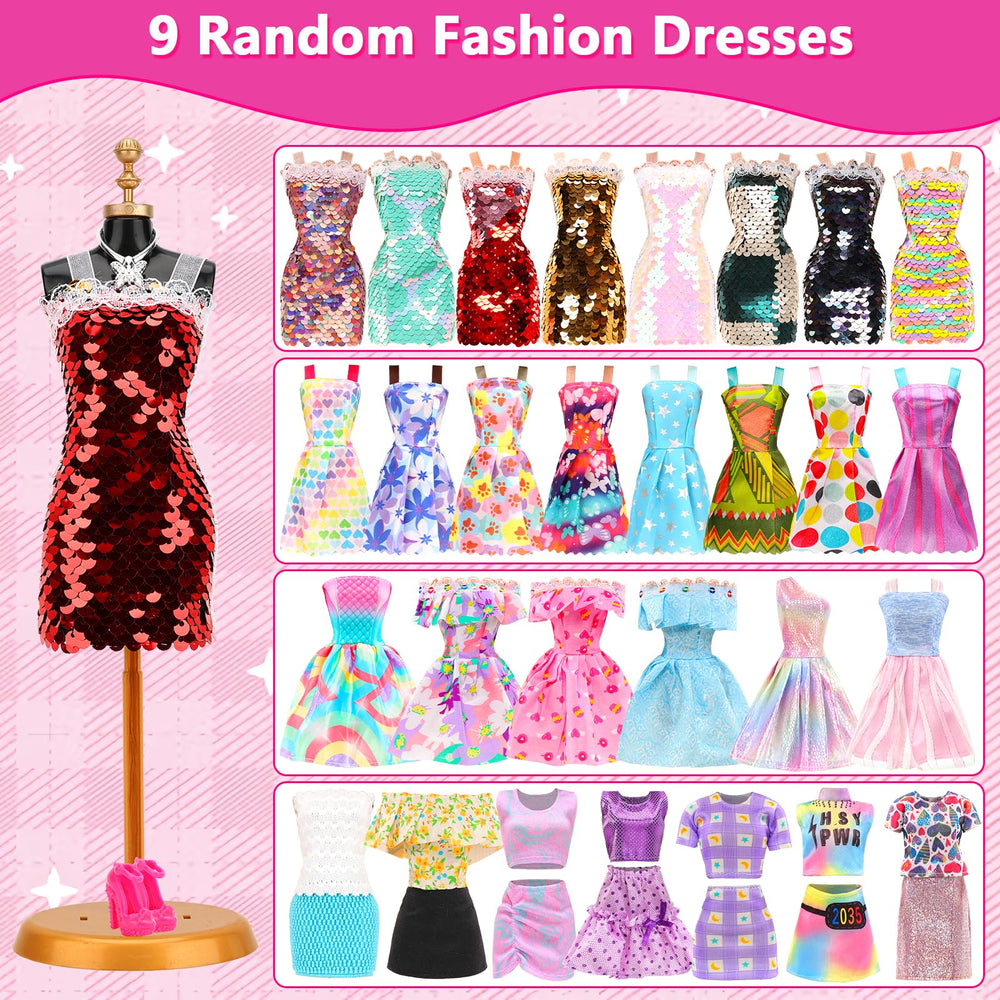 ENOCHT fashion dresses for 11.5-inch dolls to spark creative styling.