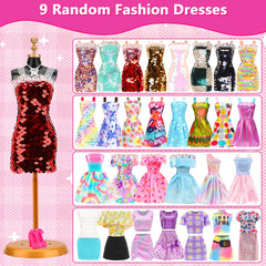 ENOCHT fashion dresses for 11.5-inch dolls to spark creative styling.