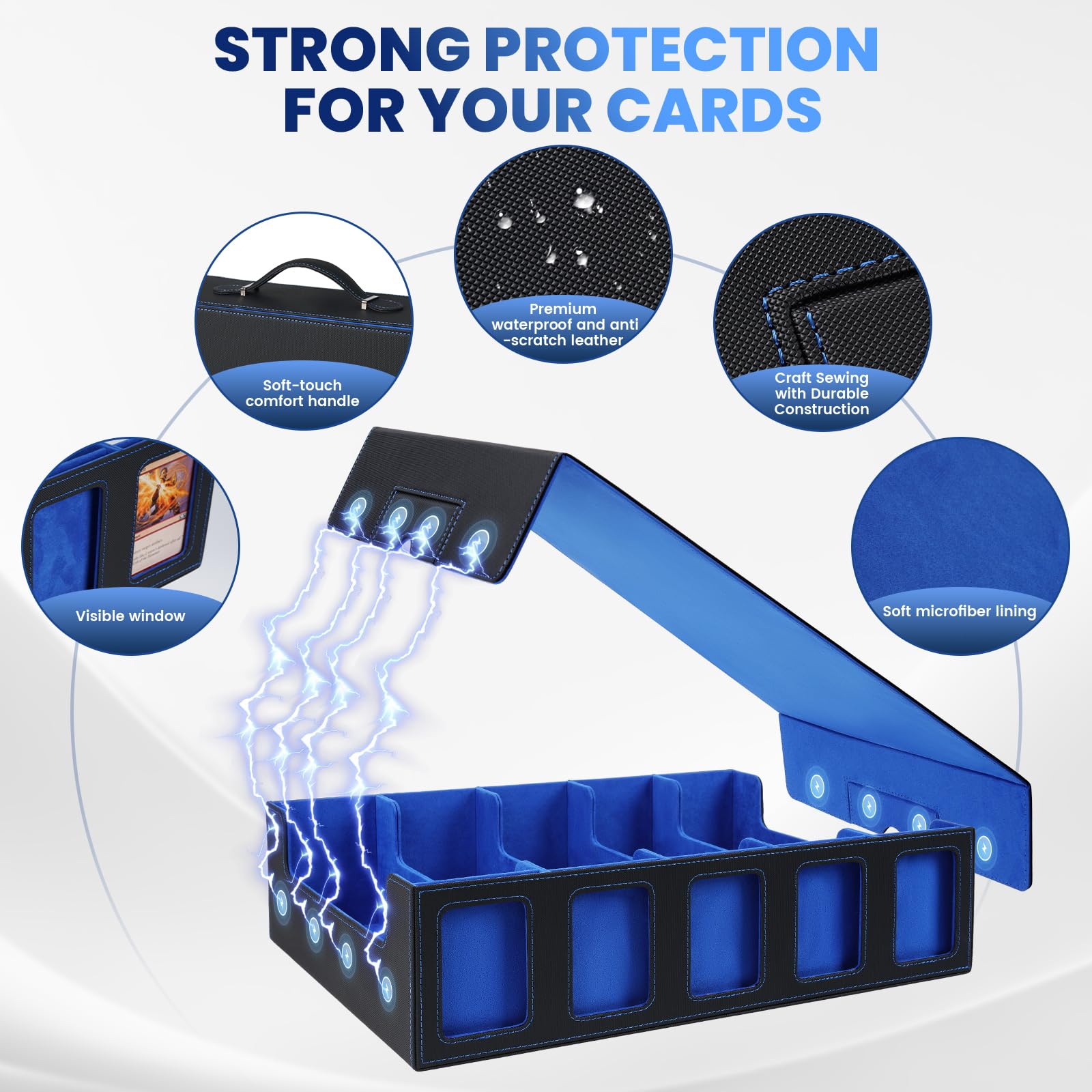 Enrichovo premium PU leather cover adds durability and style.