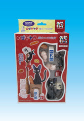Display-ready Ensky Jiji figures on a shelf or desk.