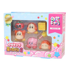 ensky NOS-86 Nosee-Chara Kirby Star 2 front view, ideal desk display and collection piece.