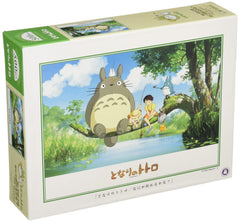 Ensky Totoro fishing on tree puzzle, ideal for cozy family evenings