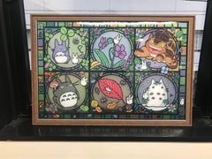 Ensky Totoro Season Tidings spring scene art crystal puzzle for family activity