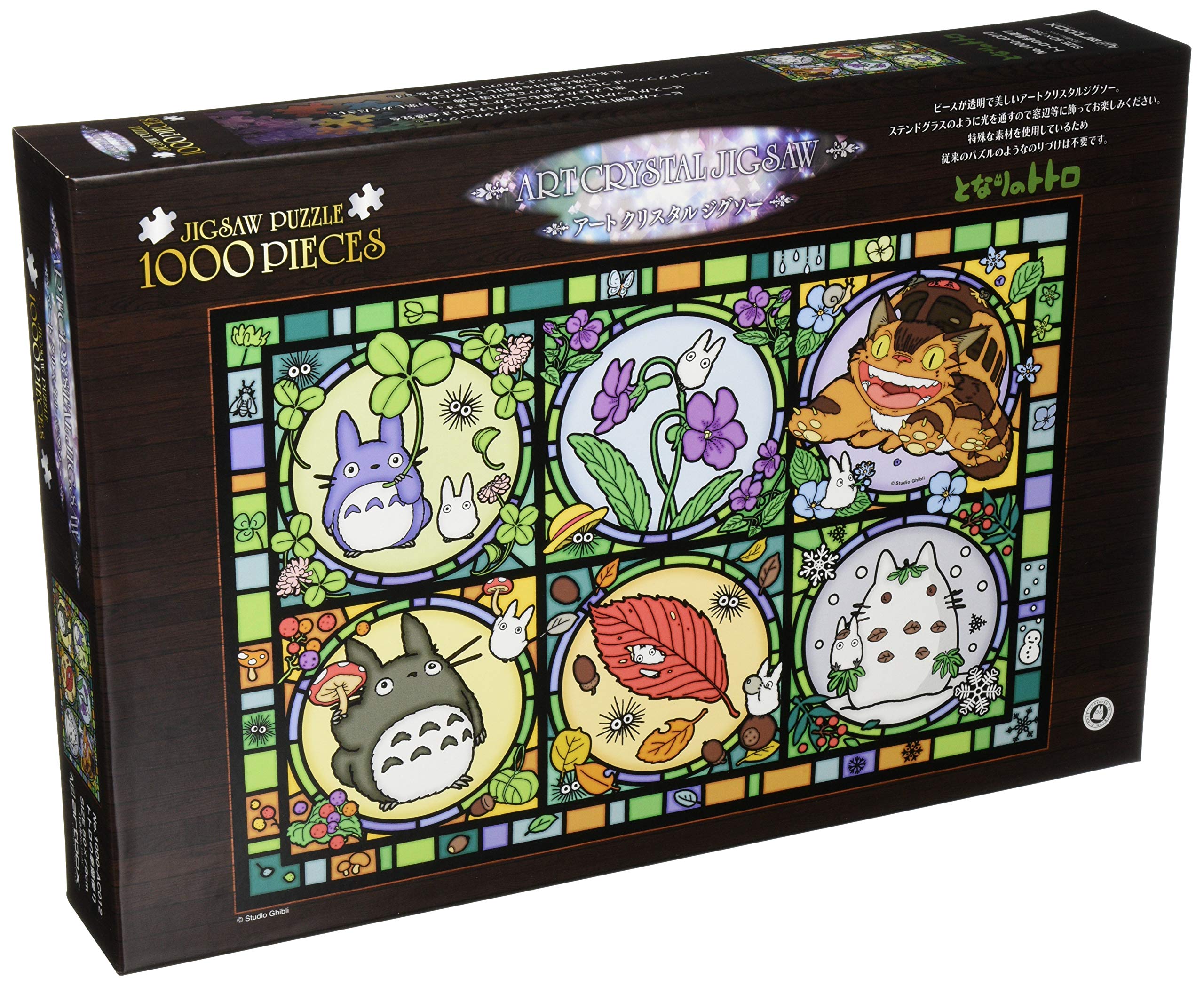 Ensky Totoro Season Tidings winter scene art crystal puzzle for cozy display