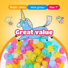 Entervending Unicorn Poop Mini Toys fit 2-inch capsules for vending machines