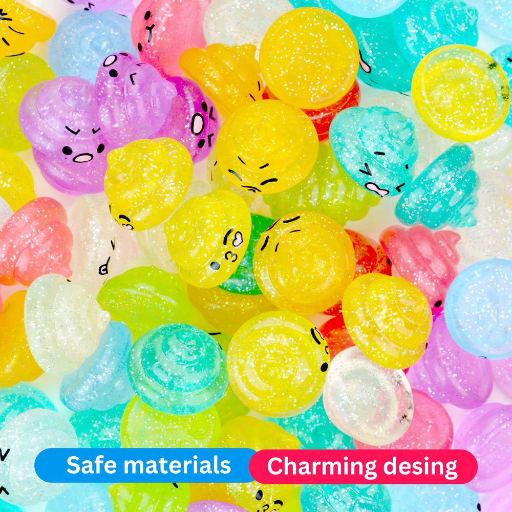 Entervending Unicorn Poop Mini Toys in jars for dazzling centerpieces