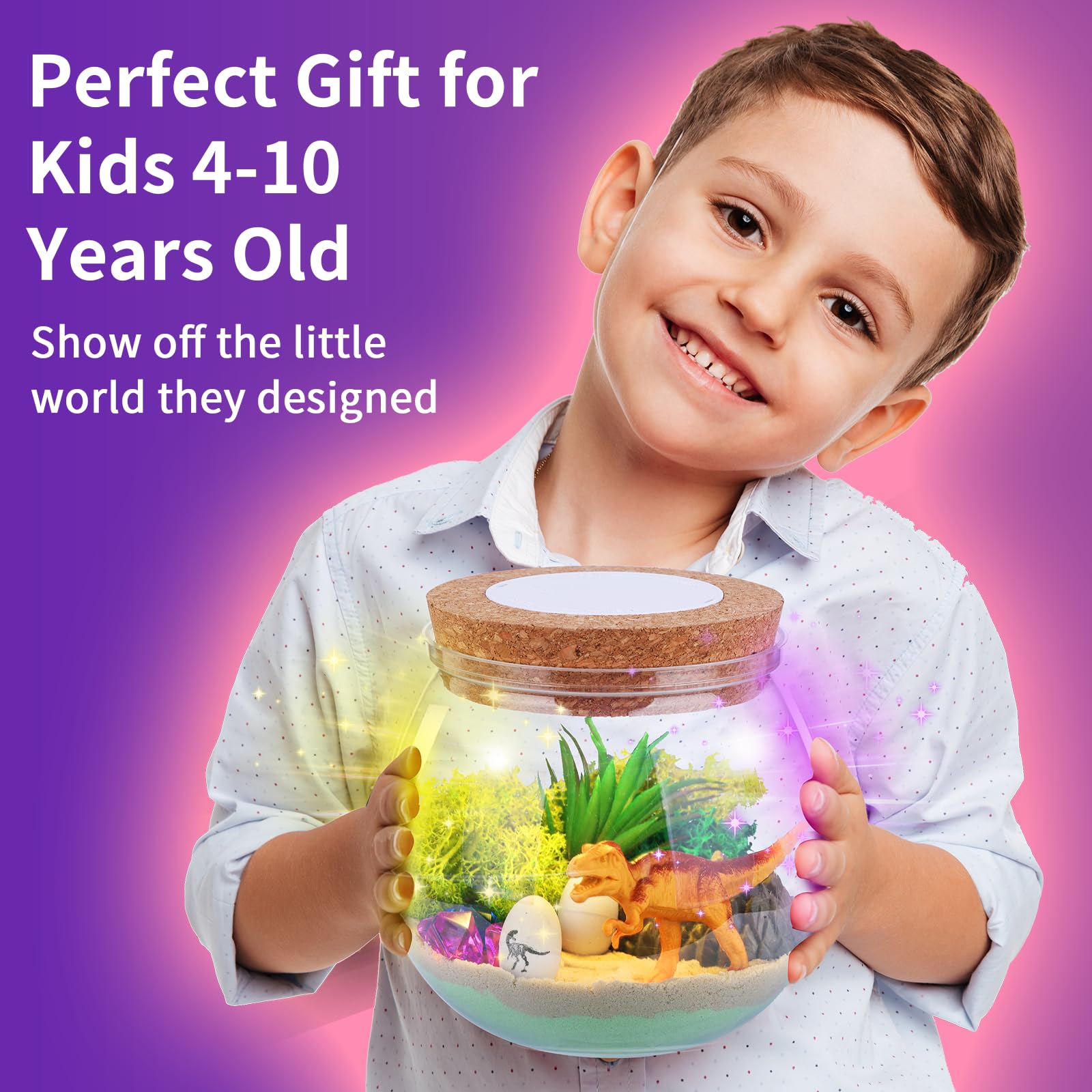Envyvip dinosaur figures bring tiny prehistoric scenes to life for imaginative play.