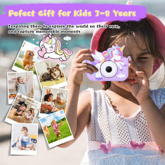 Envyvip Unicorn Camera 12MP lens delivering clear photos for young storytellers