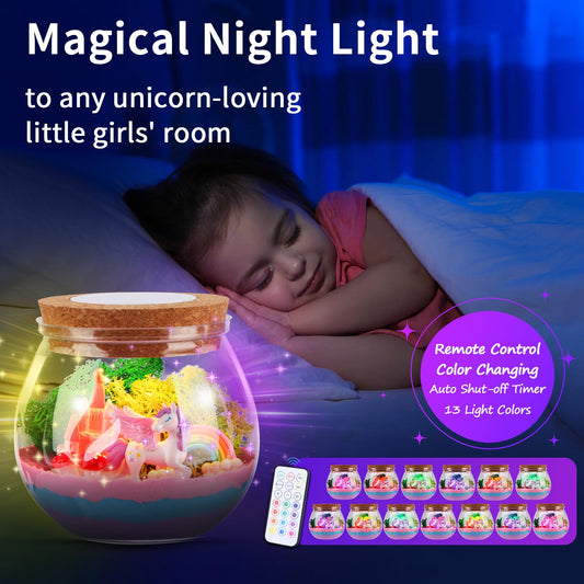 Envyvip unicorn lighting effects highlight 13 colors for magical ambiance