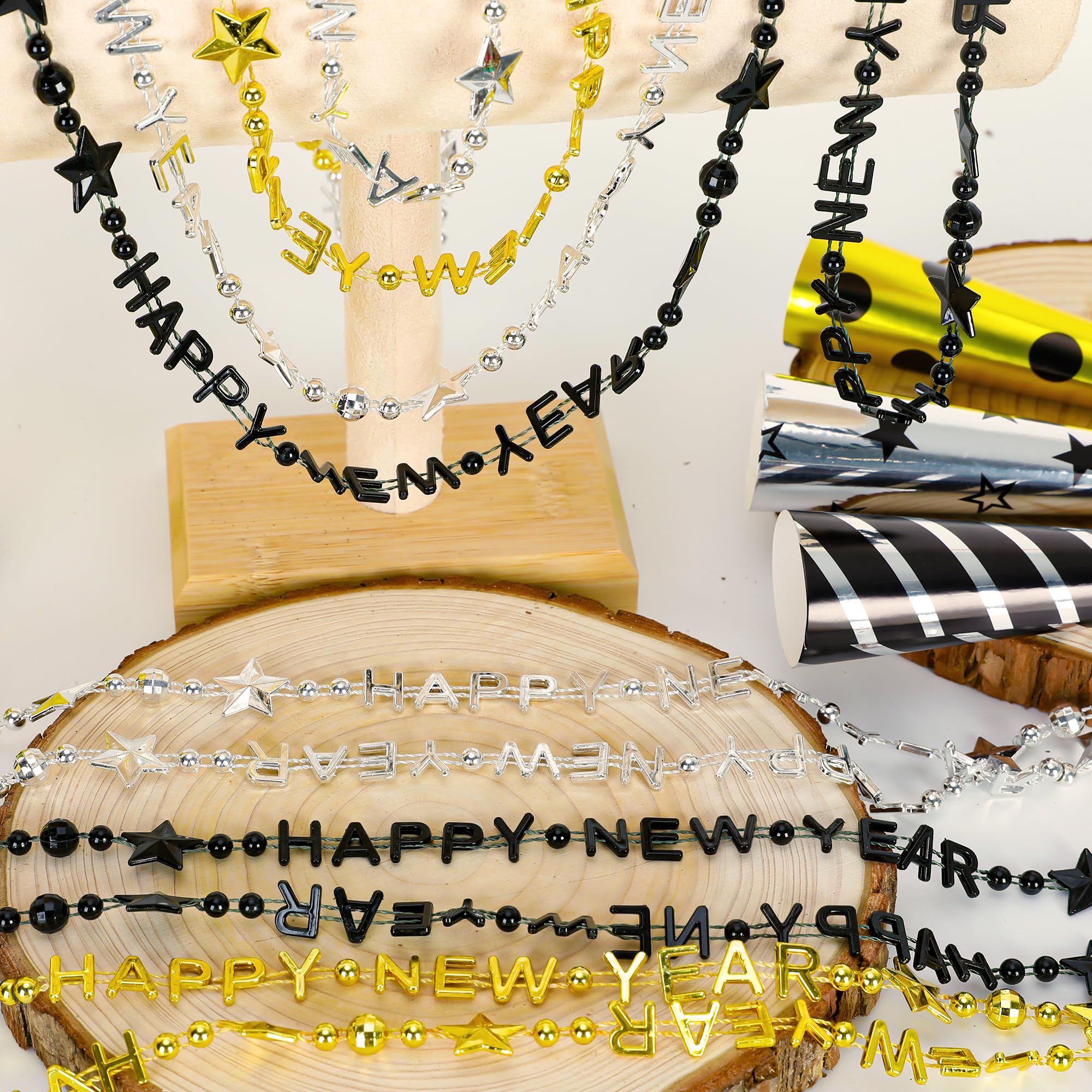 EOBOH 33-inch unisex necklaces fit all adults for stylish celebrations.