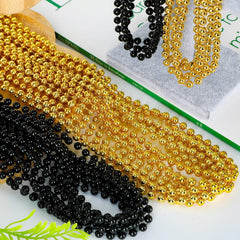 EOBOH bead necklace bulk 72pcs in metallic tones, ideal for party favors and shared celebrations.