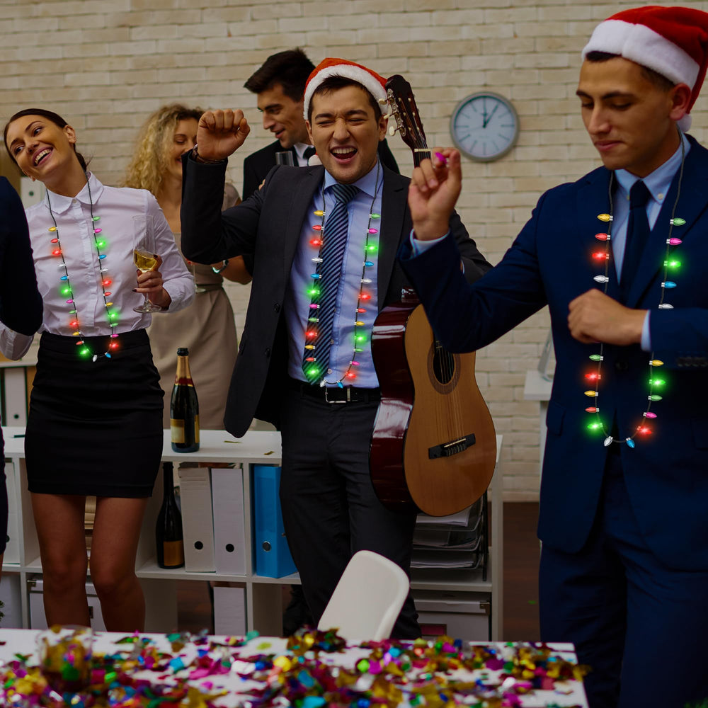 EOBOH bulb necklace features universal-fit design for most wearers.