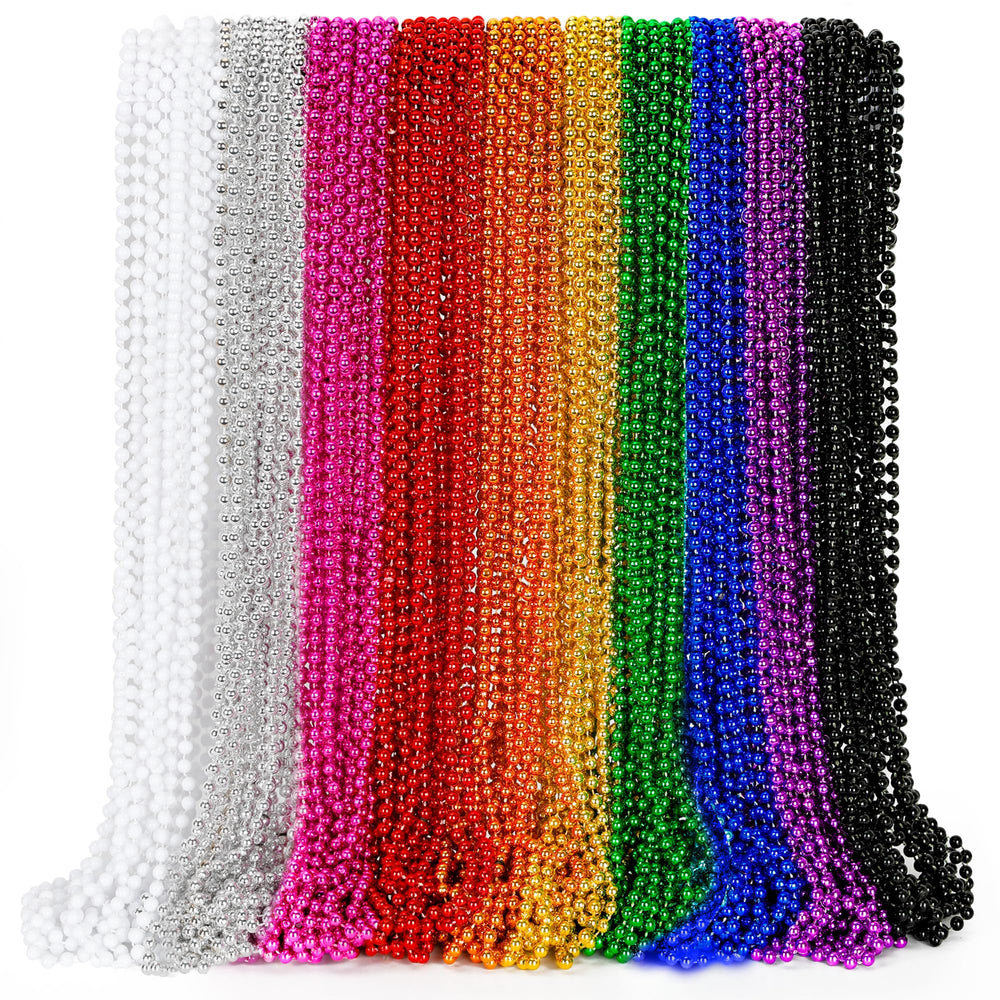 EOBOH Mardi Gras beads full set for parade merriment and party favors