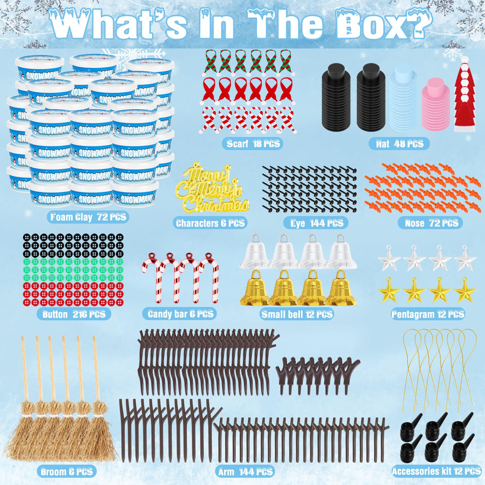 EOBOH snowman crafting session image highlights family bonding during holiday DIY