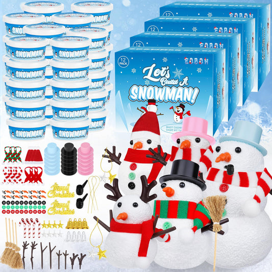 EOBOH snowman kit box ideal for kid friendly winter crafts