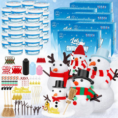 EOBOH Snowman Kit foam putty close-up for creative kid’s crafting sessions