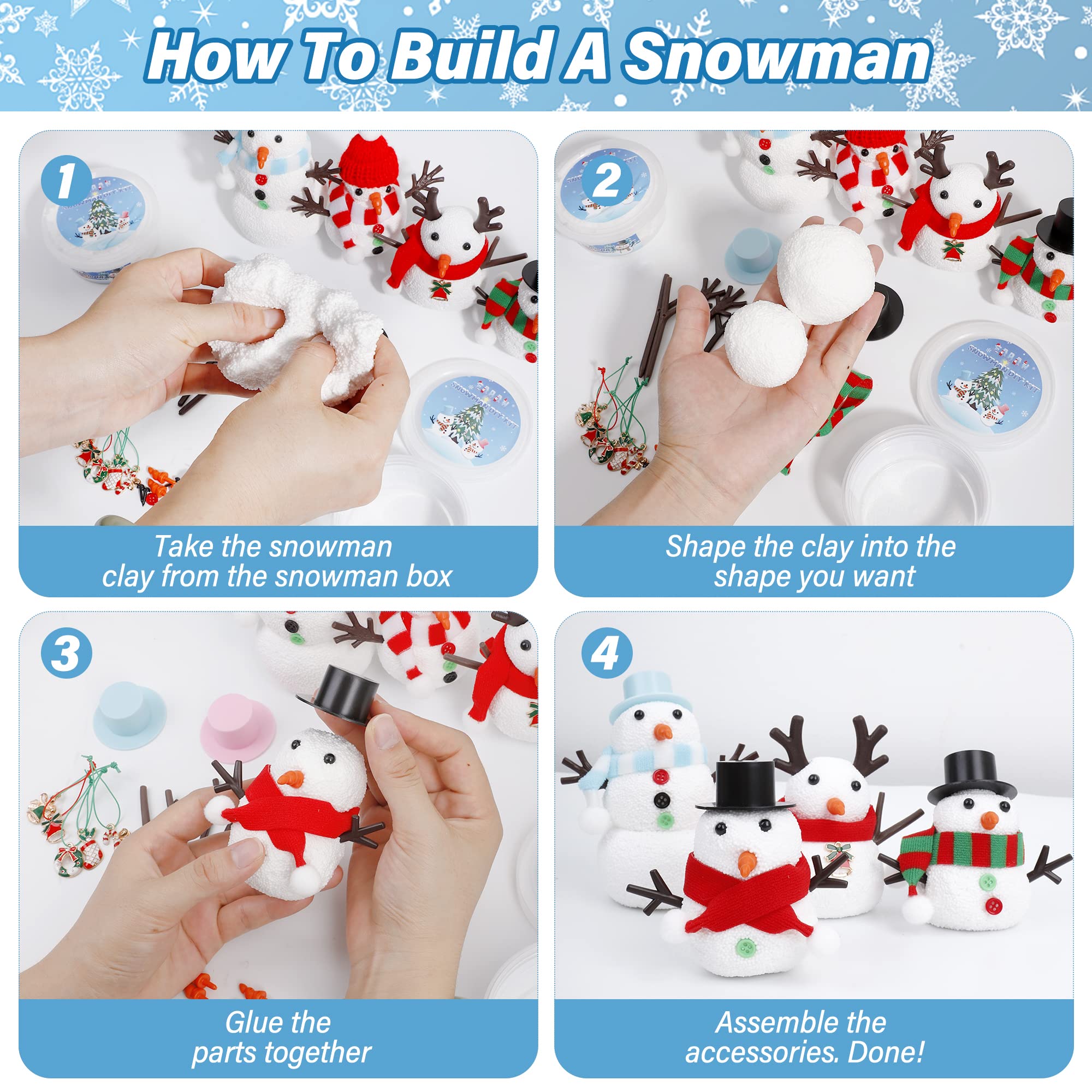 EOBOH safe, odor-free material ideal for kids' winter crafts.
