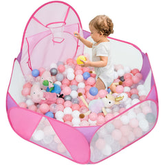 Eocolz ball pit with basketball hoop for active play