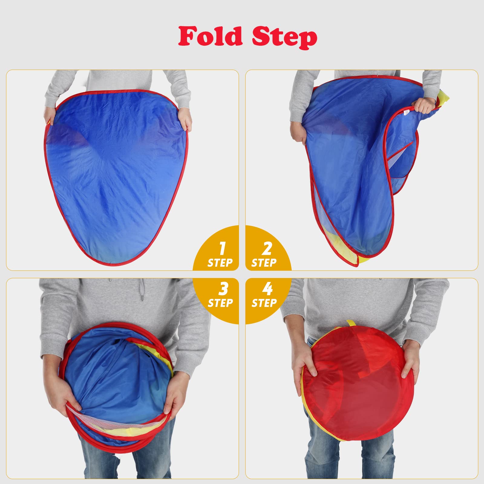 EocuSun foldable indoor-outdoor tent, fits in compact carry bag.