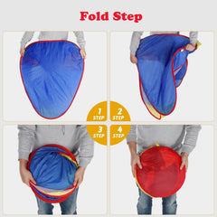 EocuSun foldable indoor-outdoor tent, fits in compact carry bag.