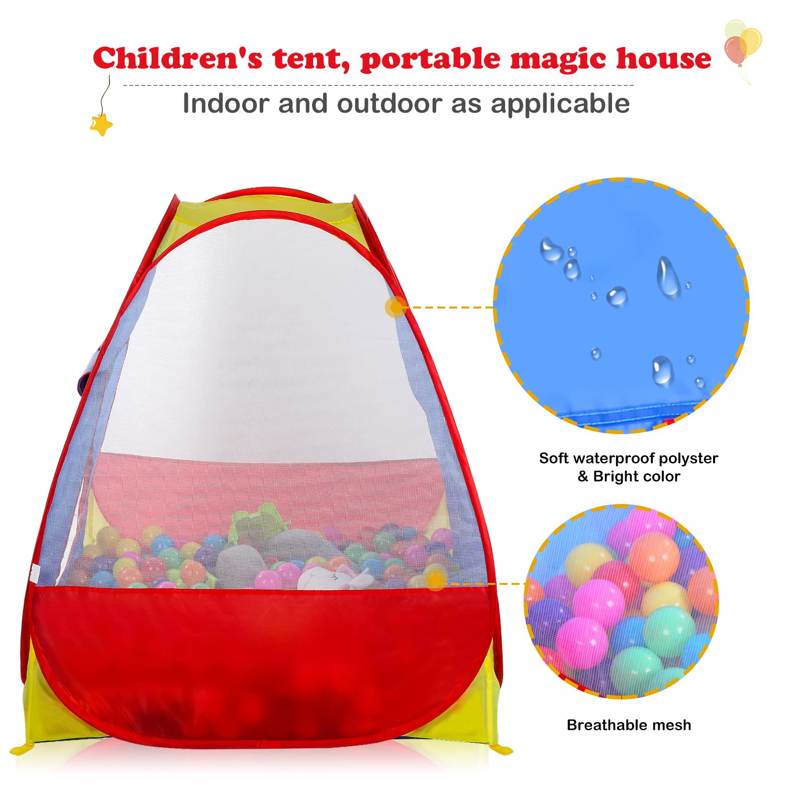 EocuSun pop-up playhouse ready for party or picnic use.