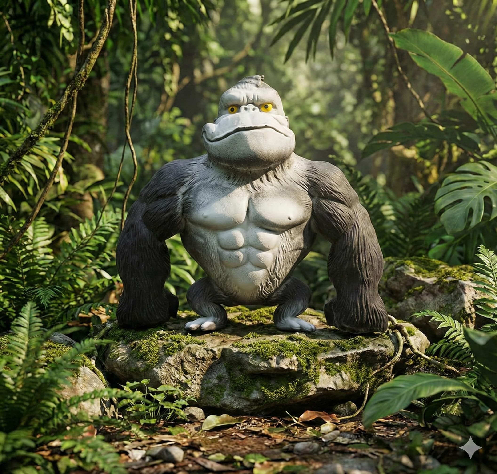 Eoepur Stretchy Gorilla Toy shape-shift pose shows fun expression options.