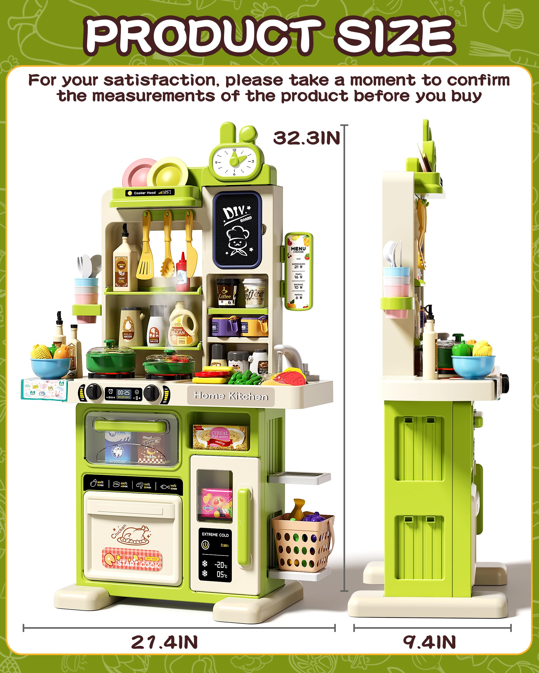 Eohemeral 63-piece kit with spray sink for realistic water play